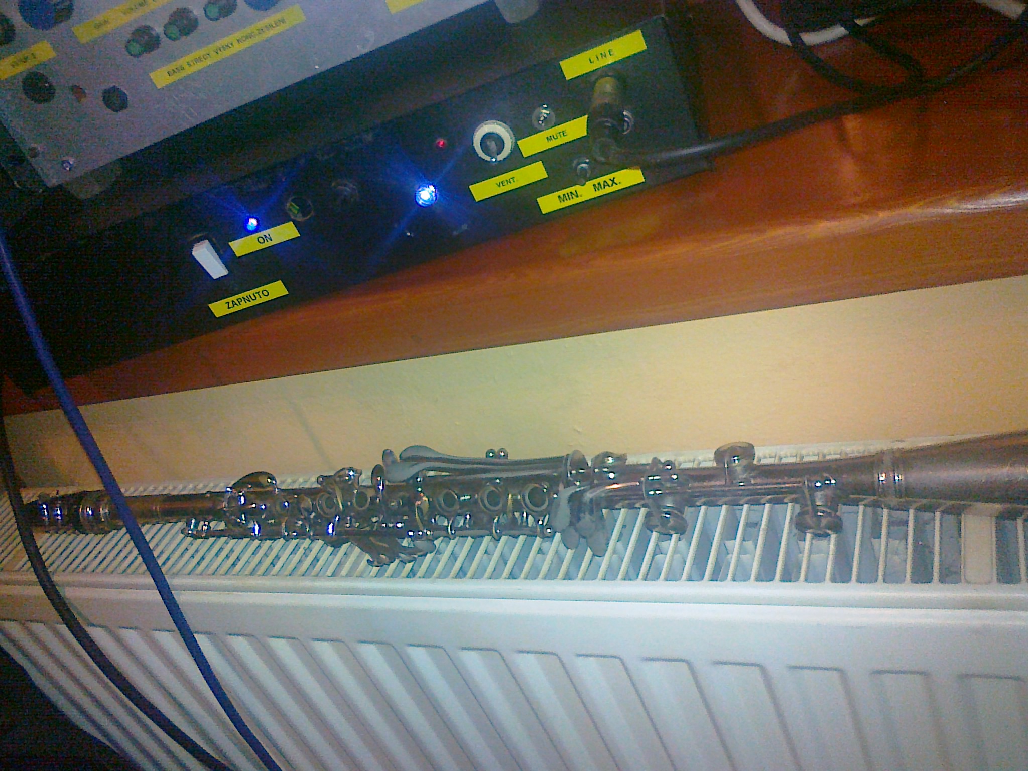 Letošní zima je velmi tuhá,teplota nástroje pod bodem mrazu...